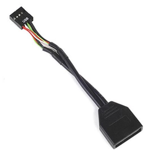 Silverstone 19 Pin USB 3.0 to USB 2.0 Internal Cable